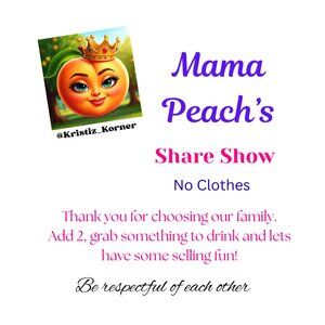 🍑thurs  No Theme Share Show No Clothes💃💸How LOW can you go?